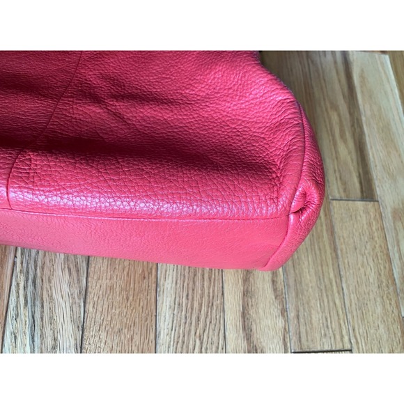 Coach Madison Phoebe Shoulder Bag Hot Raspberry Pink Handbag Purse 3 Section - Picture 11 of 15